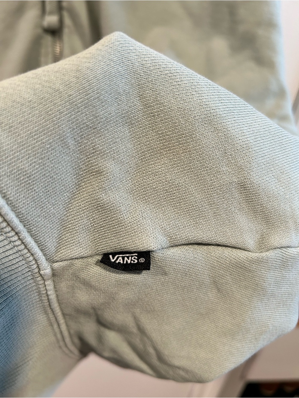 Vans Sage Green Full-Zip Hoodie - Picture 4 of 5